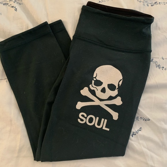 lululemon athletica Pants - Reversible Lululemon x SoulCycle Leggings Sz 8